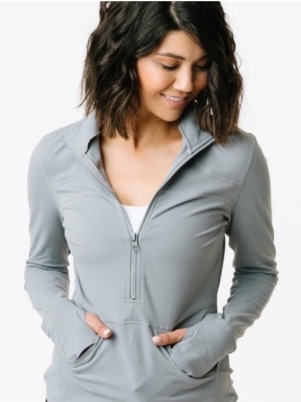 Zyia Half-Zip Pullover Active Performance Jacket